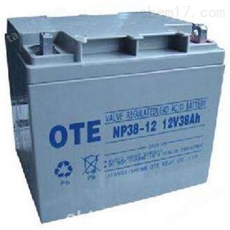 OTE蓄电池NP38-12 12V38AH通信电源