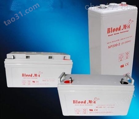 BIOODMA汉血马蓄电池12V200AH医疗设备