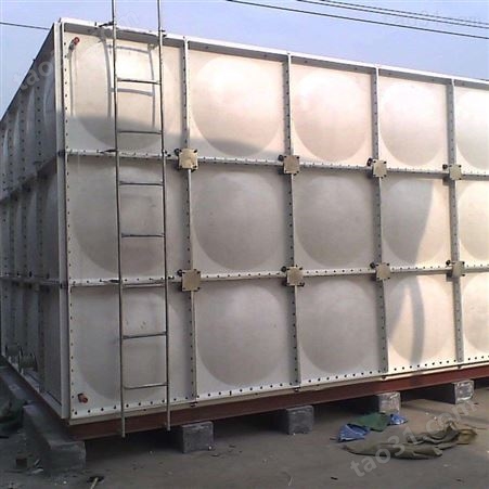 SMC玻璃钢拼装水箱 玻璃钢保温水箱 搪瓷水箱厂家直营