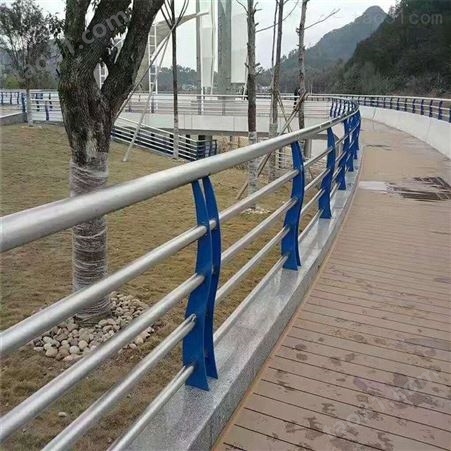 湖北梁柱式桥梁护栏桥梁不锈钢景观河道护栏厂家