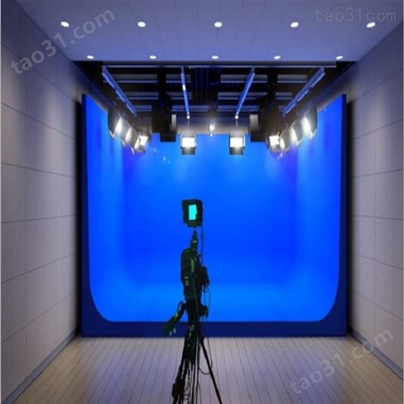 耀诺专业演播室蓝箱制作 演播室灯光设计