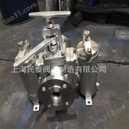 上海民泰BGSTG-16P不锈钢复式切换过滤器 过滤胶水油品复式双桶过滤器