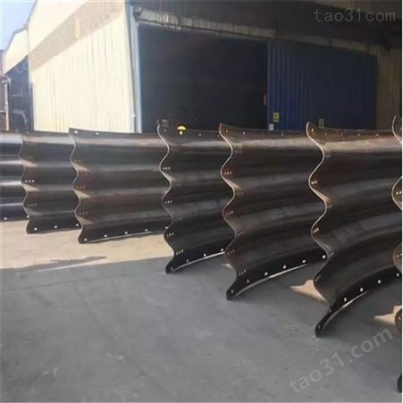 加厚钢板金属波纹管涵 Q355材质热镀锌波纹钢板管廊项目