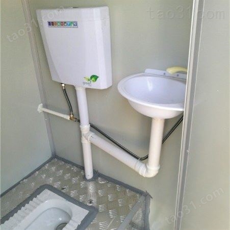 太原阳曲直排式水冲厕所无水打包移动公厕景区移动厕所出售