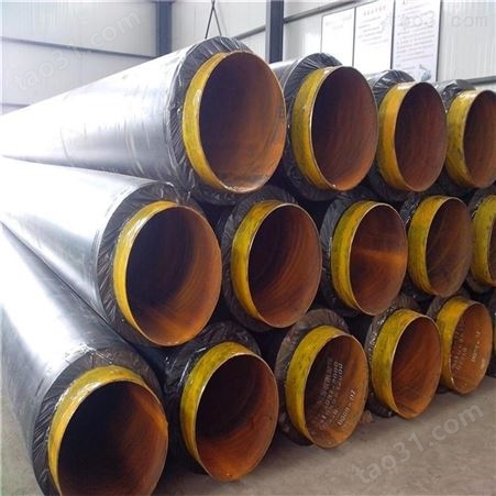 钢制直埋保温管道生产厂家 高密度聚氨酯保温管 品质北海管道