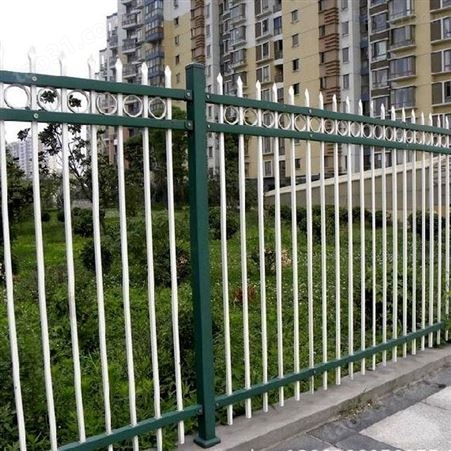 加工生产 安全围网 阳台锌钢护栏 锌钢草坪围栏 锌钢护栏型材 双横杠护栏