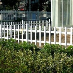 pvc草坪护栏 学校花坛PVC护栏  小区庭院护栏