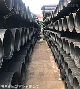 甘肃HDPE双壁波纹管厂家 过检测波纹管 DN400市政排污管供应