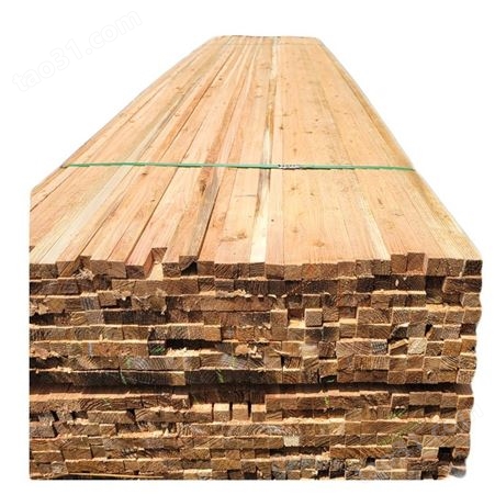 邦皓木业柳杉木材屋面板建筑用杉木方定制加工物流包装条