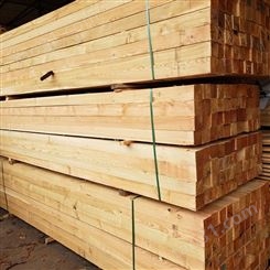 邦皓落叶松木板铁路枕木工程木方可定规格加工