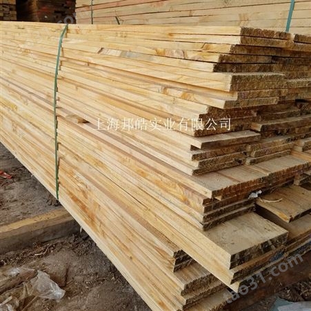 邦皓木业加工辐射松木方物流打包装木条原木定制规格