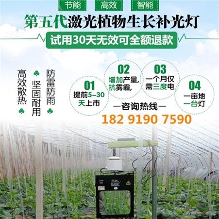 红皎阳植物大棚补光灯M101帮助作物生长灯具 一亩地一个灯 一个月三度电 增产30% 提前上市15天