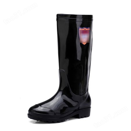 防汛应急高筒雨靴防洪PVC雨鞋防汛工作高筒雨鞋防水防滑雨靴