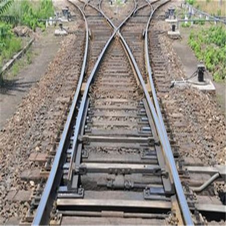 ZDK系列单开道岔 Q235B轻型轨道钢 铁路钢轨钢材