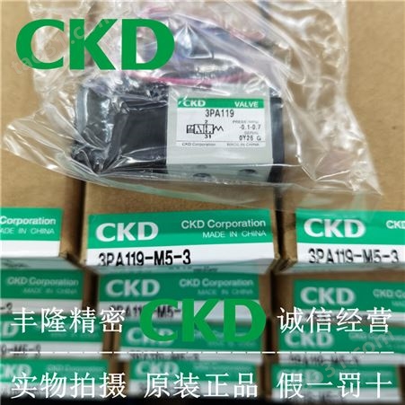 CKD电磁阀 3PB 3PA110 4JA 3PA119-M5 3PA210 3PA219-06-E2-P-3