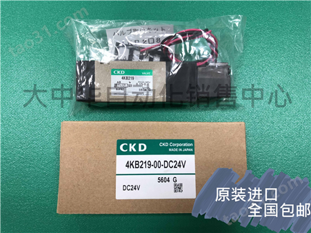 气动原件CKD 全新电磁阀 4KB219-00 DC24V 销售 5个包邮