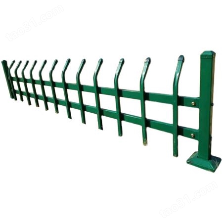 锌钢草坪护栏绿化带隔离栏铁栅栏市政园林护栏铁小区花园铁艺栏杆