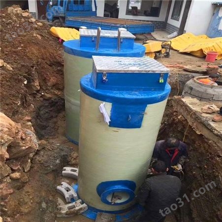 淦达一体化污水提升泵站 地埋式安装