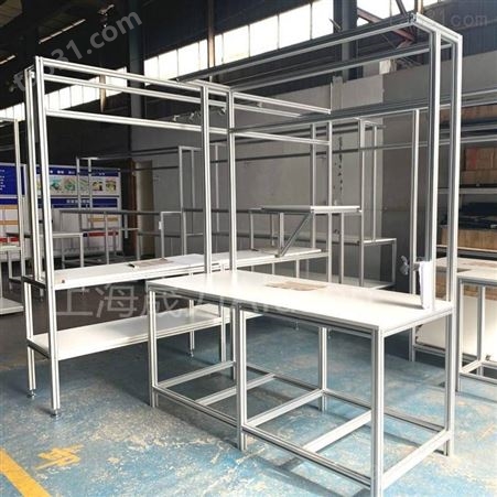 定制4080工业铝型材设备框架 镇江铝材自动化生产线展示柜