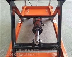 广州手动液压小平台 工具平板手推车生产鑫升力机械