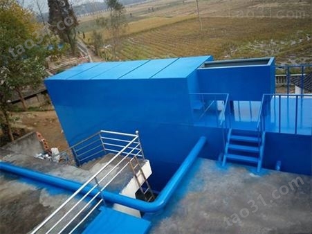 湖南偏远区小型水厂一体化净水设备 常德农村饮用水成套净水设备万锦出厂价