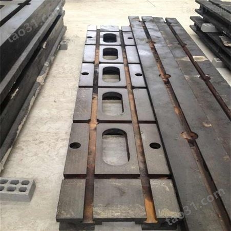T型槽地轨 地槽铁春天机床支持批发 地梁 条形平台 大型机床铸件