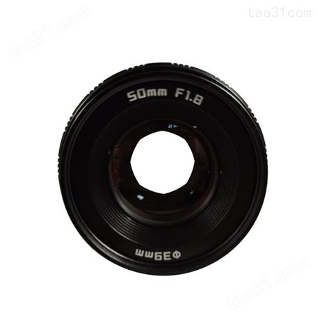   微单镜头50mm F1.6定焦数码相机fujian cctv 镜头- 黑色2020款5016镜头