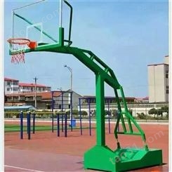 奥雲体育器材供应 钢化篮板 手动液压篮球架 加固安全耐用