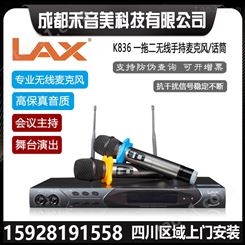 锐丰LAX K890一拖二无线手持麦克风会议主持舞台演出话筒专业音响
