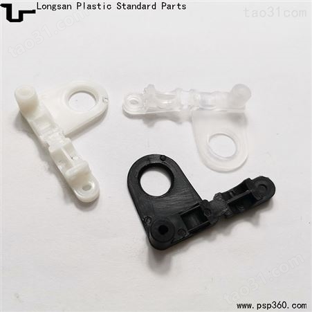 东莞龙三厂家供应P形压线夹塑料三分线夹10mm内孔三分欧式压线板