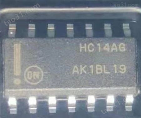 MC74HC14ADR2G 通用逻辑门芯片 onsemi(安森美) 封装SOIC14 批次20+