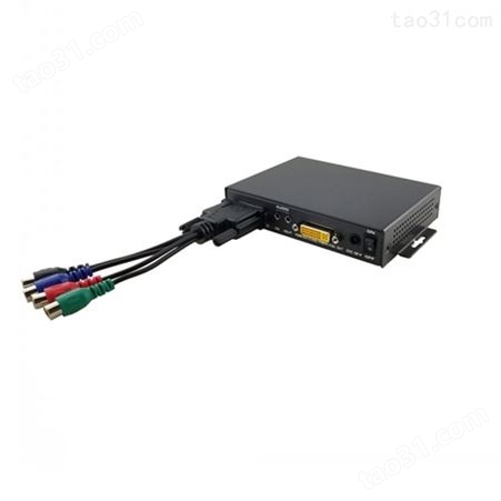 小鱼视频 视频转换器HDMI/DVI/VGA/AV转AV/CVBS/RGB/分量 会议用