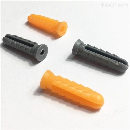 龙三厂家现货6mm塑料膨胀管 塑料膨胀螺丝胶粒067A膨胀螺栓