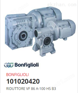 Bonfiglioli 101020420 减速机 *