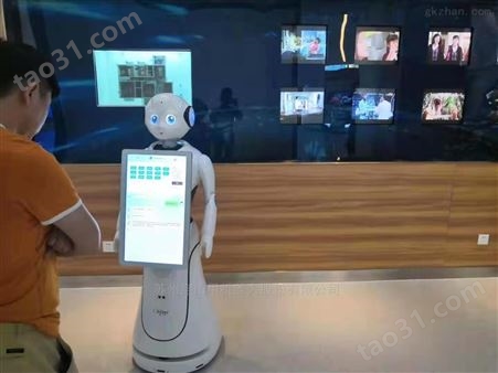 青海人民行政大厅政务迎宾接待机器人